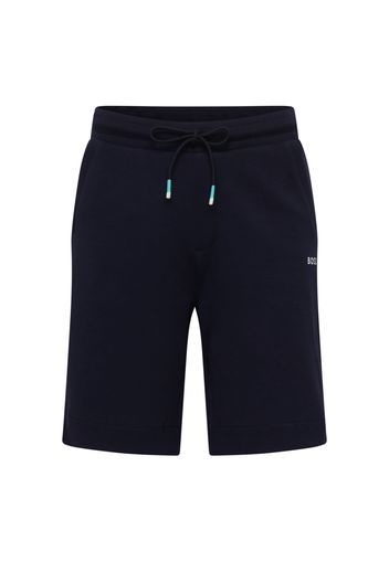 BOSS Green Pantaloni 'Headlo 1'  navy / turchese / bianco