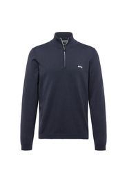 BOSS Green Pullover  blu scuro / bianco