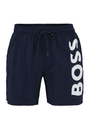 BOSS Pantaloncini da bagno  marino / bianco