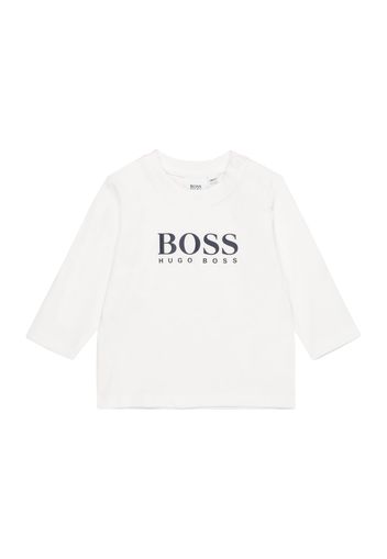 BOSS Kidswear Maglietta  nero / bianco