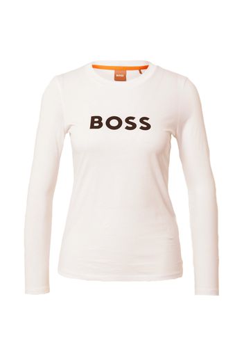 BOSS Orange Maglietta  nero / bianco