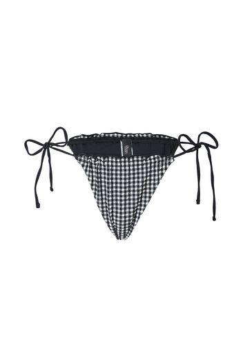 Boux Avenue Pantaloncini per bikini 'GINGAM'  nero / bianco