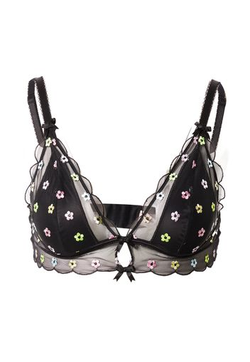 Boux Avenue Reggiseno 'MEGHAN'  nero / verde chiaro / lilla pastello