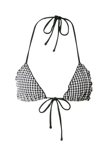 Boux Avenue Top per bikini 'GINGHAM'  nero / bianco