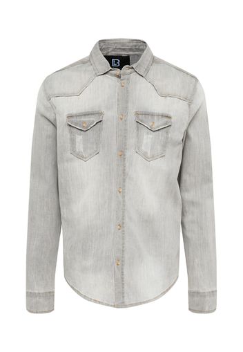 Brandit Camicia 'Riley'  grigio denim