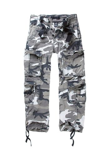 Brandit Pantaloni cargo  grigio / antracite / bianco