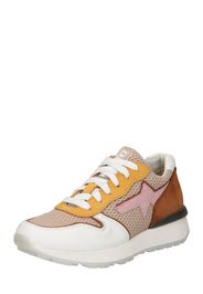Braqeez Sneaker 'Valery Vienna'  bianco / giallo oro / rosa / marrone