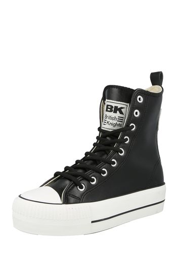 BRITISH KNIGHTS Sneaker alta 'KAYA'  nero / bianco