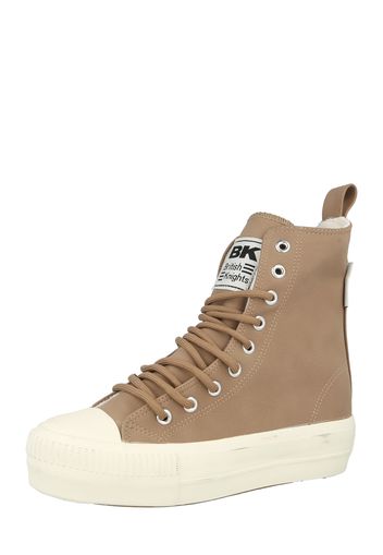 BRITISH KNIGHTS Sneaker alta 'KAYA'  marrone chiaro