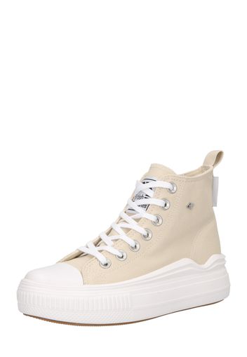 BRITISH KNIGHTS Sneaker alta 'KAYA'  beige chiaro / bianco