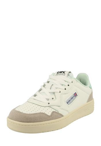 BRITISH KNIGHTS Sneaker bassa 'NOORS'  beige scuro / verde chiaro / nero / bianco