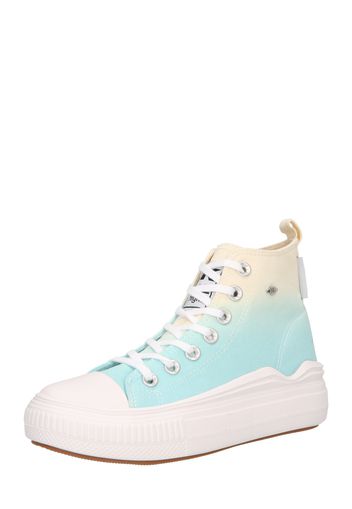 BRITISH KNIGHTS Sneaker alta 'KAYA'  champagne / blu ciano