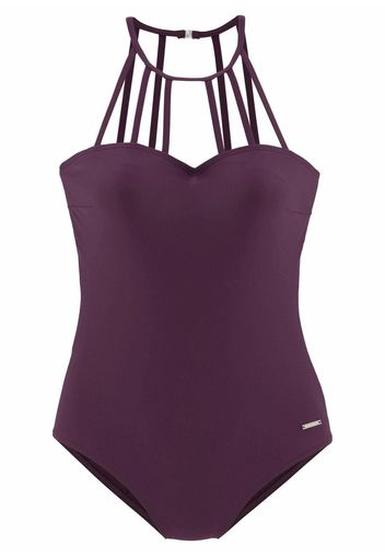 BRUNO BANANI Costume intero  prugna / bordeaux