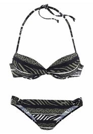 BRUNO BANANI Bikini  nero / oliva / bianco