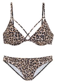 BRUNO BANANI Bikini  marrone / nero