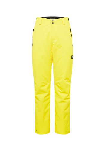 BRUNOTTI Pantaloni sportivi 'Footrail'  giallo neon