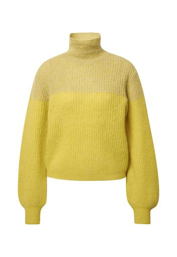 BRUUNS BAZAAR Pullover 'Vinca Stormi'  beige scuro / giallo