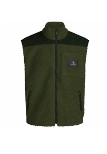 BRUUNS BAZAAR Gilet 'Kali Hunter'  marrone / verde