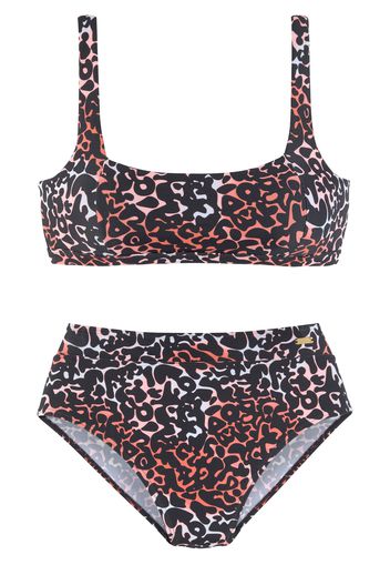 BUFFALO Bikini  nero / salmone / pesca / menta