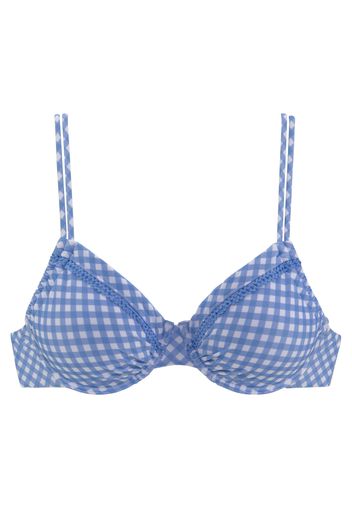 BUFFALO Top per bikini  blu / bianco