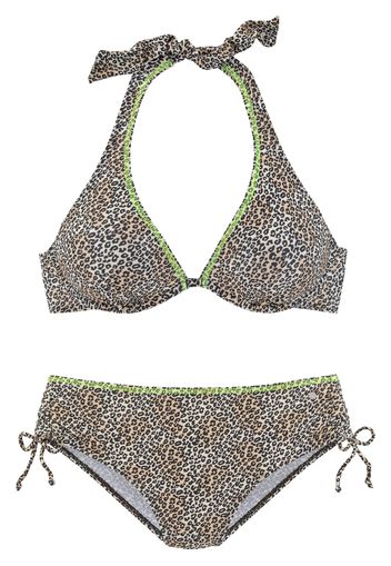 BUFFALO Bikini  beige / nero / lime