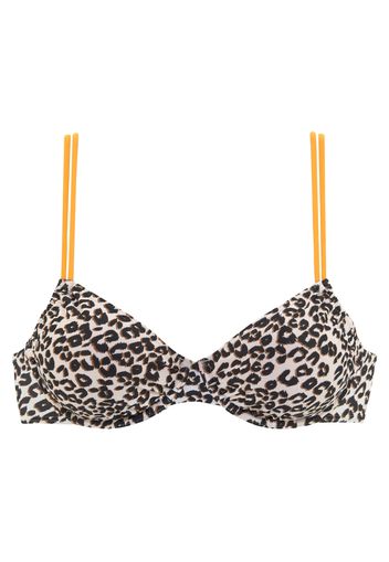 BUFFALO Top per bikini  cappuccino / marrone scuro / nero