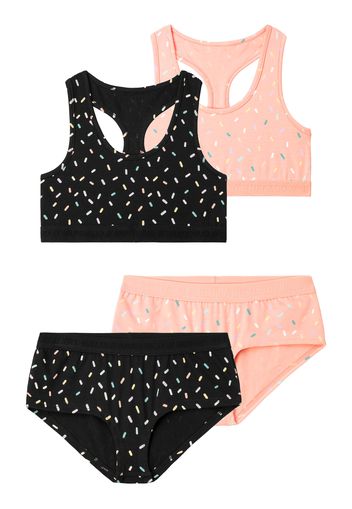 BUFFALO Set  nero / rosa