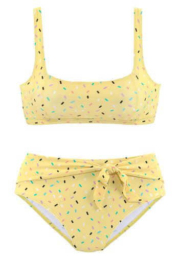 BUFFALO Bikini  giallo chiaro / lilla chiaro / nero / turchese / bianco