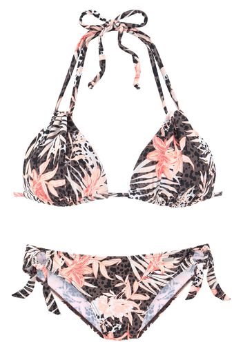 BUFFALO Bikini  marrone / rosa / nero / bianco