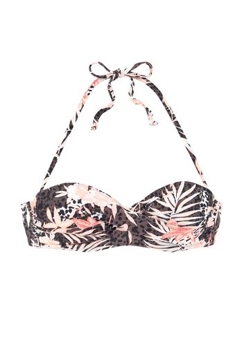 BUFFALO Top per bikini  beige / marrone / rosa / nero