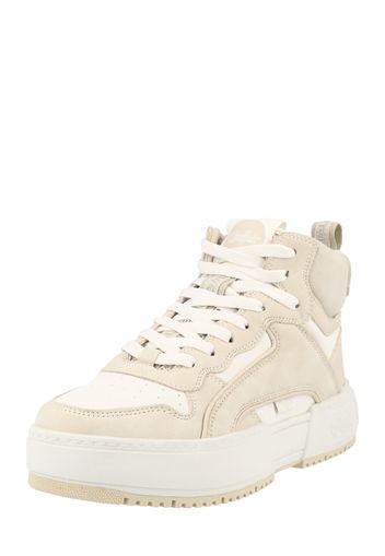 BUFFALO Sneaker alta  beige chiaro / bianco