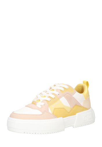 BUFFALO Sneaker bassa  beige / giallo / bianco