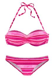 BUFFALO Bikini  rosa / bianco