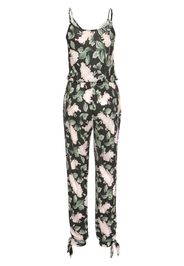 BUFFALO Tuta jumpsuit  verde chiaro / nero / rosa antico