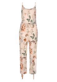 BUFFALO Tuta jumpsuit  beige / verde scuro / arancione / bianco