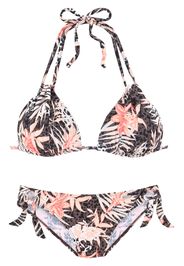 BUFFALO Bikini  marrone / rosa / nero / bianco