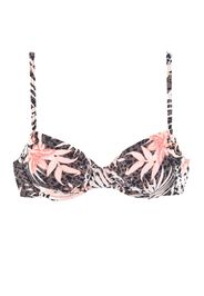 BUFFALO Top per bikini  marrone / rosa / bianco