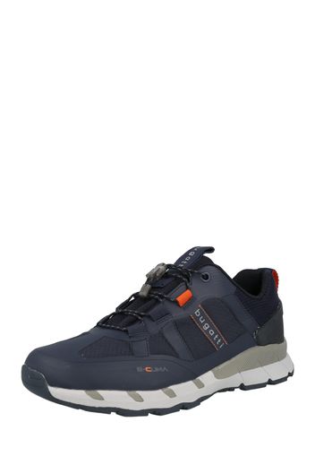 bugatti Sneaker bassa 'Serval'  blu scuro / grigio / arancione