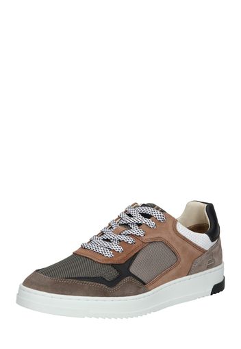 BULLBOXER Sneaker bassa  marrone / bianco / marrone chiaro / nero