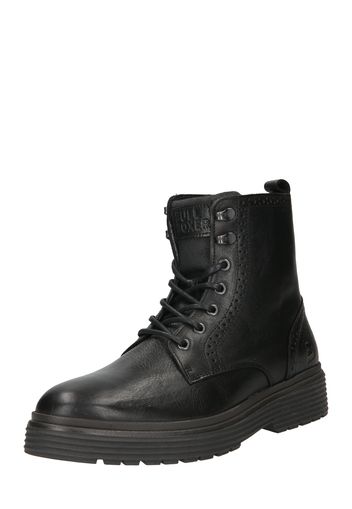 BULLBOXER Boots stringati  nero