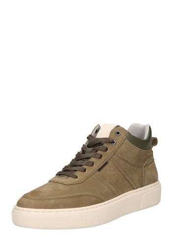 BULLBOXER Sneaker alta  oliva / verde scuro / crema