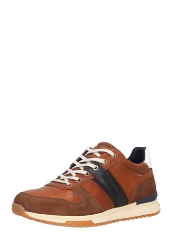 BULLBOXER Sneaker bassa  navy / cognac / bianco