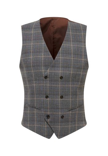 BURTON MENSWEAR LONDON Gilet da completo  grigio / marrone chiaro / nero