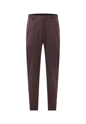 BURTON MENSWEAR LONDON Pantaloni con piega frontale  marrone / nero