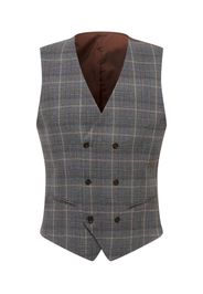 BURTON MENSWEAR LONDON Gilet da completo  grigio / marrone chiaro / nero