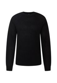 BURTON MENSWEAR LONDON Pullover 'Fisherman'  nero