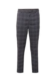 BURTON MENSWEAR LONDON Pantaloni  blu scuro / grigio / borgogna