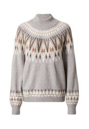 b.young Pullover 'OLIKA'  beige / marrone / marrone scuro / grigio