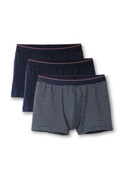 CALIDA Boxer  navy / rosso acceso / bianco