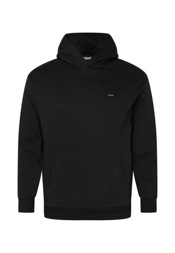 Calvin Klein Big & Tall Felpa 'Comfort'  nero / bianco